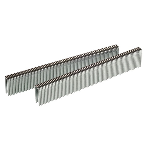 Staples | SENCO L15BAB (5,000/Box) 18-Gauge 1-1/4 in. Leg 1/4 in. Crown Medium Wire Chisel Point Galvanized Medium Wire Staple image number 0