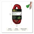 Office Electronics & Batteries | GoGreen Power GG-14050 50 ft. 15 Amps 12 AWG Lighted End Heavy-Duty Extension Cord - Orange/Black image number 4