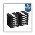 Cutlery | Dixie SSF51 SmartStock Series-O 6.5 in. Mediumweight Plastic Cutlery Forks Refill - Black (40/Pack, 24 Packs/Carton) image number 2