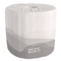 Cleaning & Janitorial Supplies | Georgia Pacific Professional 14580/01 1-Ply Pacific Blue Basic Bathroom Tissue - White (80/Carton) image number 3
