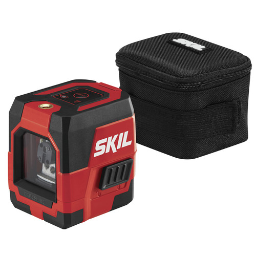 Rotary Lasers | Skil LL932301 50 ft. Self-levelling Red Cross Line Laser with Integrated Rechargeable Lithium-Ion Battery image number 0