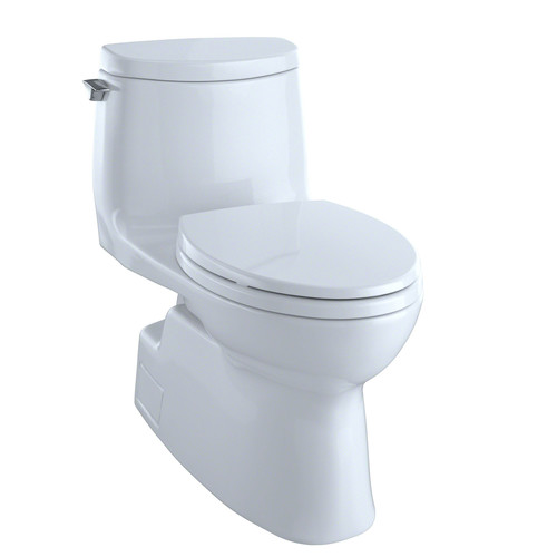 Toilets | TOTO MS614114CUFG#01 Carlyle II One-Piece Elongated 1.0 GPF Toilet (Cotton White) image number 0