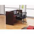 Office & Office Supplies | Alera ALEVA327236MY Valencia Series 71 in. x 35.5 in. x 29.5 in. - 42.5 in. Reception Desk with Counter - Mahogany image number 10