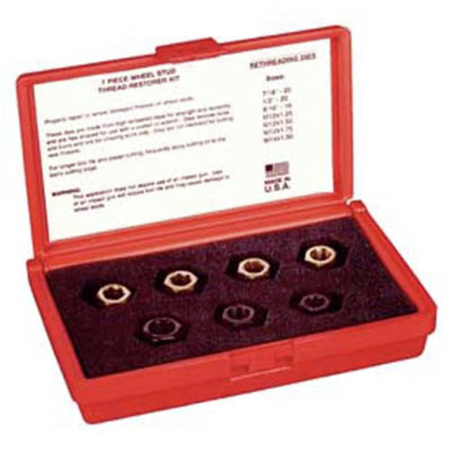 Taps Dies | Kastar 2583 7-Piece Wheel Stud Thread Restorer Set image number 0