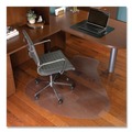 Office Jansan | ES Robbins 132775 66 in. x 60 in. EverLife Workstation Chair Mat With Lip for Hard Floors - Clear image number 0