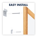 White Boards | Quartet S573 36 in. x 24 in. Oak Finished Fiberboard (MDF) Frame Classic Series Total Erase Dry Erase Boards - White Surface image number 7