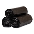 Trash Bags | Inteplast Group S386017K 60-Gallon 17 Microns 38 in. x 60 in. High-Density Interleaved Commercial Can Liners - Black (200-Piece/Carton) image number 0