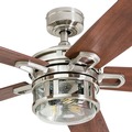 Ceiling Fans | Honeywell 50610-45 52 in. Bontera Indoor LED Ceiling Fan with Light - Brushed Nickel image number 4