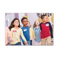 Office Jansan | Avery 08722 3.37 in. x 2.33 in. Flexible "Hello" Adhesive Name Badge Labels - Assorted (120/PK) image number 3