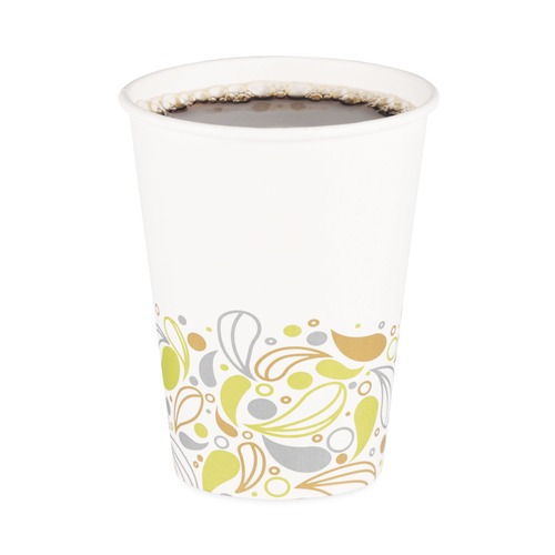 Just Launched | Boardwalk BWKDEER12HCUP 12 oz. Deerfield Printed Paper Hot Cups (50 Cups/Sleeve, 20 Sleeves/Carton) image number 0