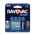 Office Electronics & Batteries | Rayovac 8154K High Energy Premium Alkaline AA Batteries (4/Pack) image number 0