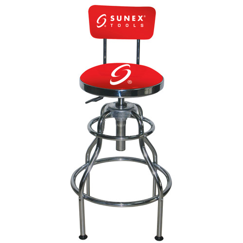 Sunex 8516 Sunex Hydraulic Shop Stool (Chrome) image number 0
