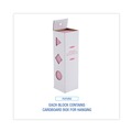  | Boardwalk BWKW24 24 oz. Deodorizing Para Wall Blocks - Cherry, Pink (6/Box) image number 3