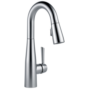 Delta 9913-AR-DST Essa Single Handle Pull-Down Bar/Prep Faucet - Arctic Stainless
