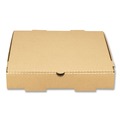 Food Trays, Containers, and Lids | Karat FP-PBF12K 12 in. x 12 in. x 2 in. Corrugated Pizza Box - Kraft (50/Carton) image number 1