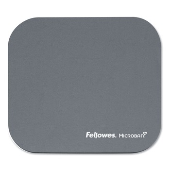 Fellowes Mfg Co. 9 in. x 8 in. Mouse Pad with Microban Protection - Graphite