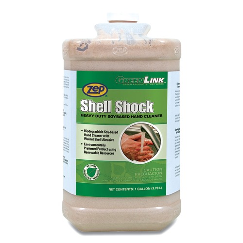 Hand Soaps | Zep Professional 318524 1-Gallon Shell Shock Heavy Duty Soy-Based Hand Cleaner - Cinnamon Scent image number 0