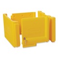 Cleaning Carts | Rubbermaid Commercial FG618100YEL Locking Cabinet For Cleaning Carts - Yellow image number 3