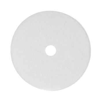 Boardwalk 24 in. Diameter Polishing Floor Pads - White (5/Carton)