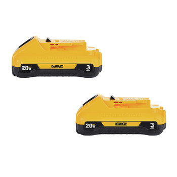 BATTERIES | Dewalt DCB230-2 20V MAX 3 Ah Lithium-Ion Compact Battery (2-Pack)