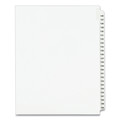 Office Jansan | Avery 01335 11 in. x 8.5 in. 25-Tab 126 to 150 Avery Style Preprinted Legal Exhibit Side Tab Index Dividers - White (1-Set) image number 0