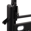 Office Jansan | Alera ALEVA734836BK Valencia 28.5 in. W x 19.75 in. D x 28.5 in. H Flip Training Table Base with Modesty Panel - Black image number 1