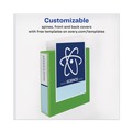 Office Jansan | Avery 79770 11 in. x 8.5 in. 3 Rings 1 in. Capacity Heavy-Duty View Binder with DuraHinge and One Touch EZD Rings - Chartreuse image number 3