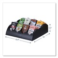Breakroom Supplies | FLAVIA 25200000 13.6 in. x 13 in. x 4.4 in. 8-Compartment Small Merchandiser - Black image number 2