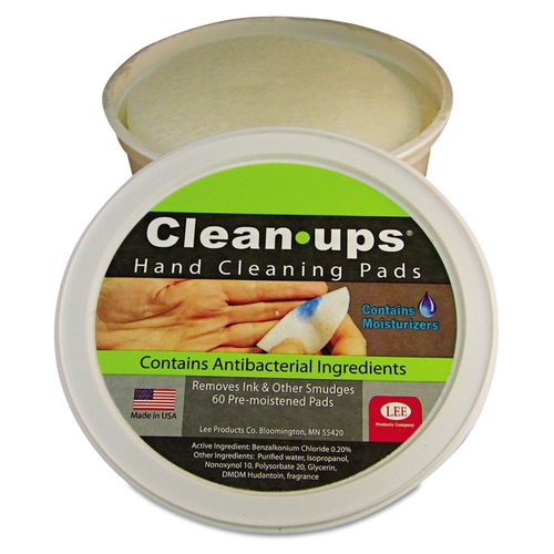 Cleaning Cloths | LEE 10145 1-Ply 3 in. dia. Clean-Ups Cloth Hand Cleaning Pads - Mild Floral Scent image number 0