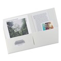 Office Jansan | Avery 47991 40 Sheet Capacity 11 in. x 8.5 in. Two-Pocket Folder - White (25/Box) image number 2