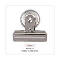 Office Jansan | Universal UNV31261 Bulldog Magnetic Clips - Medium, Nickel (12/Pack) image number 9