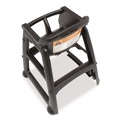 Office Chairs | Rubbermaid Commercial FG780508BLA Sturdy Chair Youth Seat with Casters Black image number 1