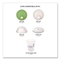 Labor Day Sale! Save $30 off $199! | Eco-Products EP-CR12 BlueStripe 12 oz. Plastic 25 Percent Recycled Content Cold Cups - Clear/Blue (20/Carton) image number 9