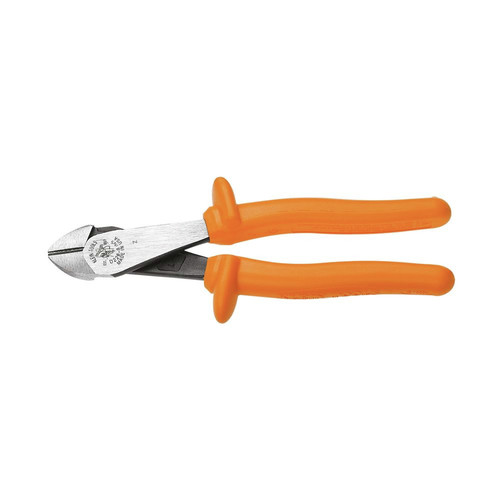 Pliers | Klein Tools D228-8-INS 8 in. Insulated Diagonal Cutting Pliers with High-Leverage Design image number 0