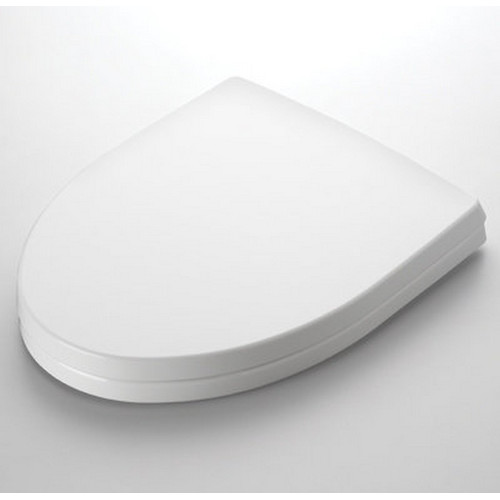 Fixtures | TOTO SS214#11 SoftClose Soiree Elongated Plastic Closed Front Toilet Seat & Cover (Colonial White) image number 0