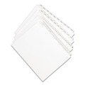  | Avery 82194 11 in. x 8.5 in. 25-Tab Allstate Style Preprinted 276 to 300 Legal Exhibit Side Tab Index Dividers - White (1 Set) image number 1