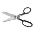 Office Jansan | ACME 10259 7 in. Long, 3.13 in. Cut Length Hot Forged Carbon Steel Shears - Black Handle image number 1