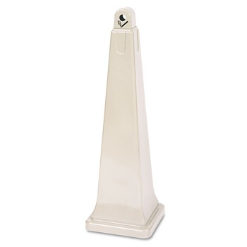 SMOKING RECEPTACLES | Rubbermaid Commercial FG257088BEIG GroundsKeeper Cigarette Waste Collector (Beige)