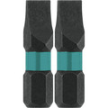 Bits and Bit Sets | Makita A-96621 Makita ImpactX #8 Slotted 1 in. Insert Bit, 2/pk image number 0