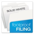 Percentage Off | Pendaflex 152 1/3 WHI 1/3-Cut Tabs Assorted Letter Size Colored File Folders - White (100/Box) image number 2
