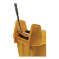 Mop Buckets | Carlisle 4690404 35 qt OmniFit Mop Bucket with Down Press Wringer - Yellow image number 2
