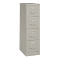 Office Filing Cabinets & Shelves | Alera 26137 15 in. x 25 in. x 52 in. Letter-Size 4-Drawer Economy Vertical File - Light Gray image number 0