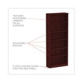 Office & Office Supplies | Alera ALEVA638232MY 31.75 in. x 14 in. x 80.25 in. Valencia Series 6-Shelf Bookcase - Mahogany image number 6