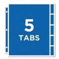 Office Jansan | Avery 74160 Protect 'n Tab Top-Load Clear Sheet Protectors with 5 Tabs - Letter (1-Set) image number 3