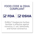 Office Jansan | PURELL 4341-04 1 Gallon Bottle Fragrance-Free Foodservice Surface Sanitizer (4/Carton) image number 5