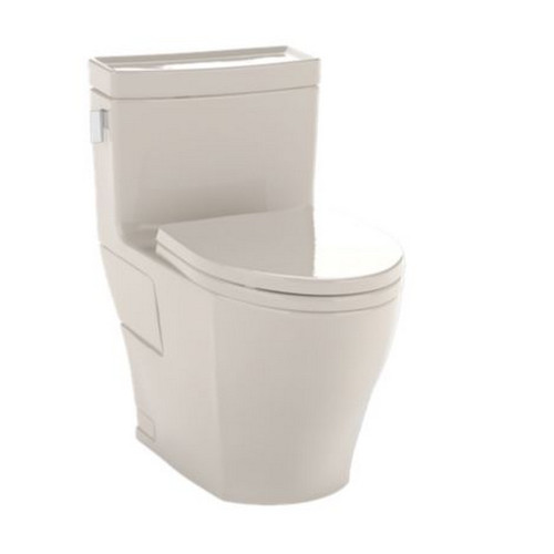 Fixtures | TOTO MS624214CEFG#03 Legato Elongated 1-Piece Floor Mount High Efficiency Toilet (Bone) image number 0