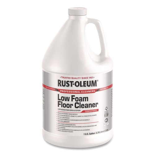 Cleaning & Janitorial Supplies | Rust-Oleum 382263 1 Gallon Industrial Low Foam Floor Cleaner - Lemon Scent (4/Carton) image number 0