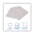 Cleaning & Janitorial Supplies | Boardwalk BWK8310 12 in. x 12 in. 1-Ply 1/4-Fold Lunch Napkins - White (6000/Carton) image number 6