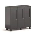 Office Furniture & Lighting | HON HEST3H3WS.C.N.S.S.NA.S.S Class-ifi 46.63 in. x 18.75 in. x 44.13 in. Three-Wide Tote Storage Cabinet - Charcoal Gray image number 3