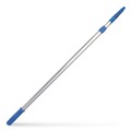 Cleaning Tools | Gritt Commercial GRI1066F12PK 3.5 ft. to 6 ft. Telescopic Aluminum Extension Pole with Click/Lock Adapter Cone - Blue/Silver (12/Carton) image number 6